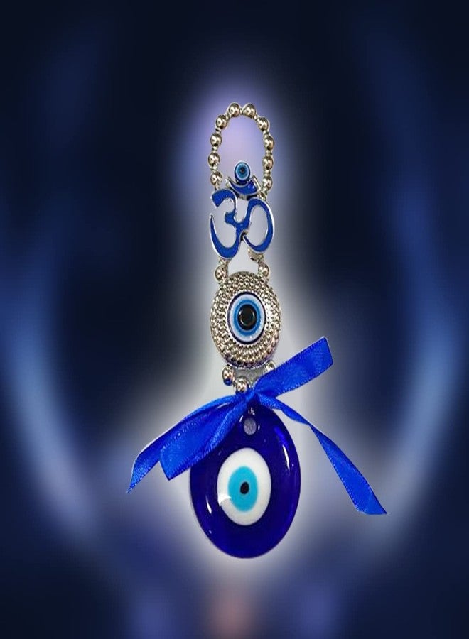 Ryme Vastu & Feng Shui Evil Eye Wall Hanging for Good Luck, Prosperity, Health & Wealth | Om Symbol Protection Decor for Home, Office & Car - Image 1